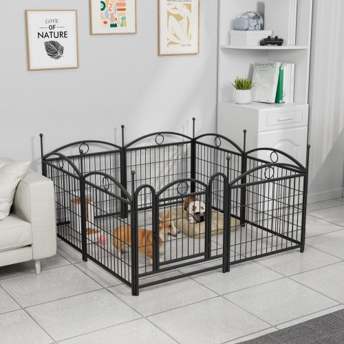 Dog Playpen Indoor 24 Inch 8 Panel Metal Dog Playpen | Other
