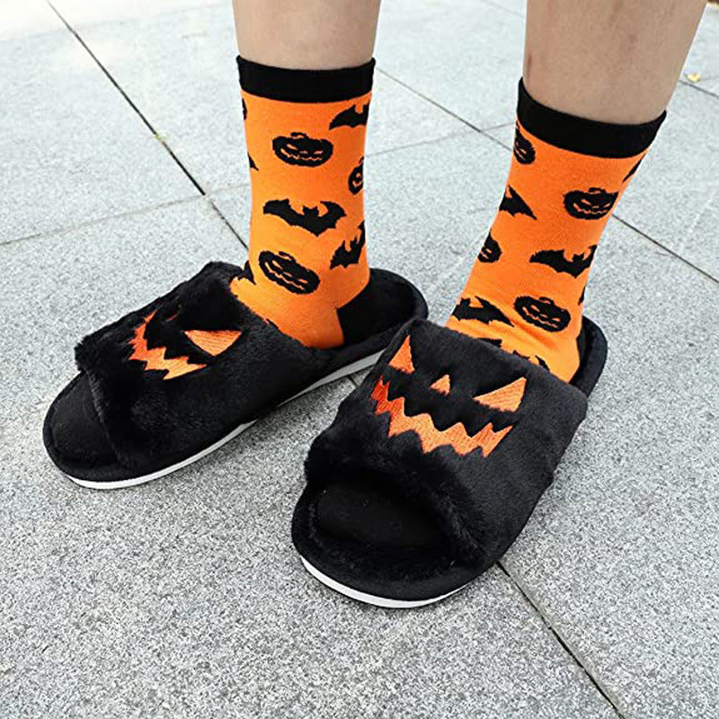 Halloween Shoes Winter Cute Warm Home Slippers Women | Shoes