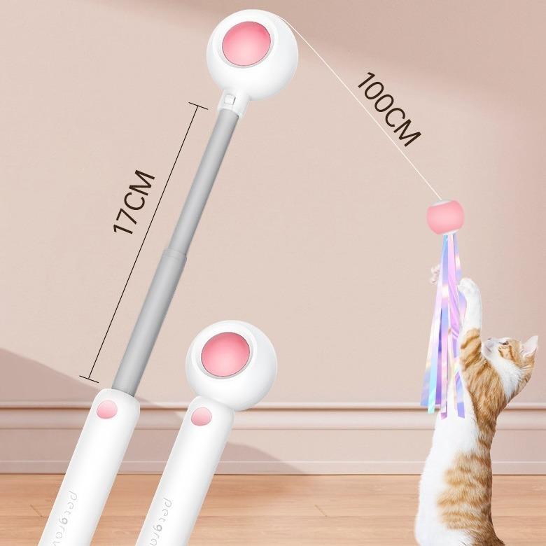 Retractable Laser Cat Stick Toy Cat Toy Ballskitten Playing | Electronic Learning Toys