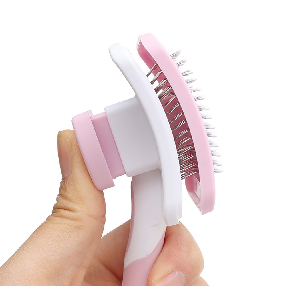 Self Cleaning Slicker Brush For Dogs, Cats Pets-one Click Cl | Other