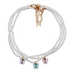 Elegant White Pearl Choker Necklace Small Round Pearl Weddin | Jewelry & Accessories