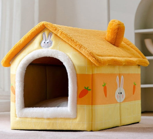 Foldable Dog House Pet Cat Bed Winter Dog Villa Sleep Kennel | Other