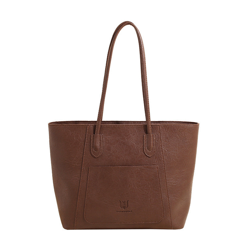Casual Retro Shoulder Bag Texture Class Commuter Tote | Luggage & Bags