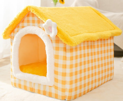 Foldable Dog House Pet Cat Bed Winter Dog Villa Sleep Kennel | Other