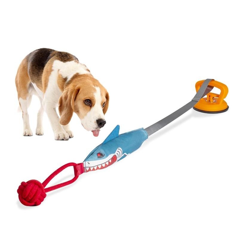 Prokel Shark Shaped Pet Toy, Interactive Twinetoy Ball Dog T | Electronic Learning Toys