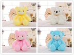Creative Light Up Led Teddy Bear Stuffed Animals Plush Toy C | Electronic Learning Toys