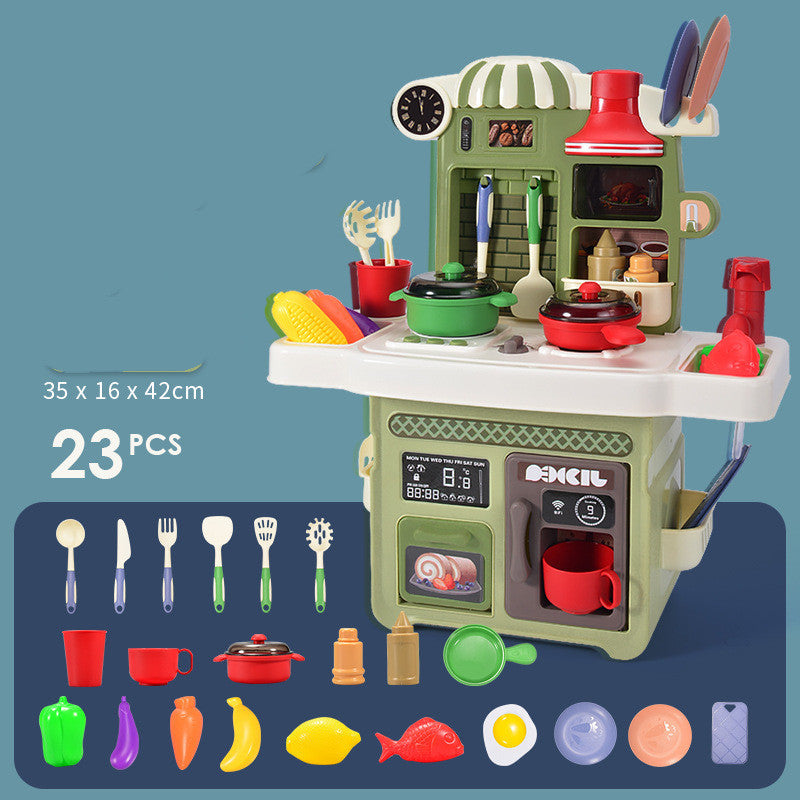 Children's Play House Tableware Table Light And Musical Loop W | Other