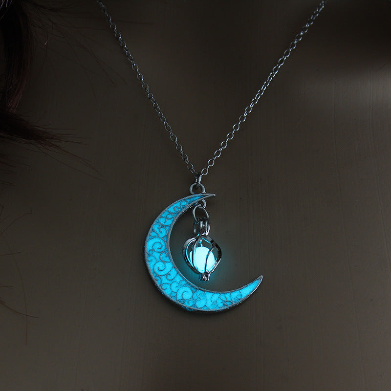 Glowing Pendant Necklaces Silver Plated Chain Necklaces | Jewelry & Accessories