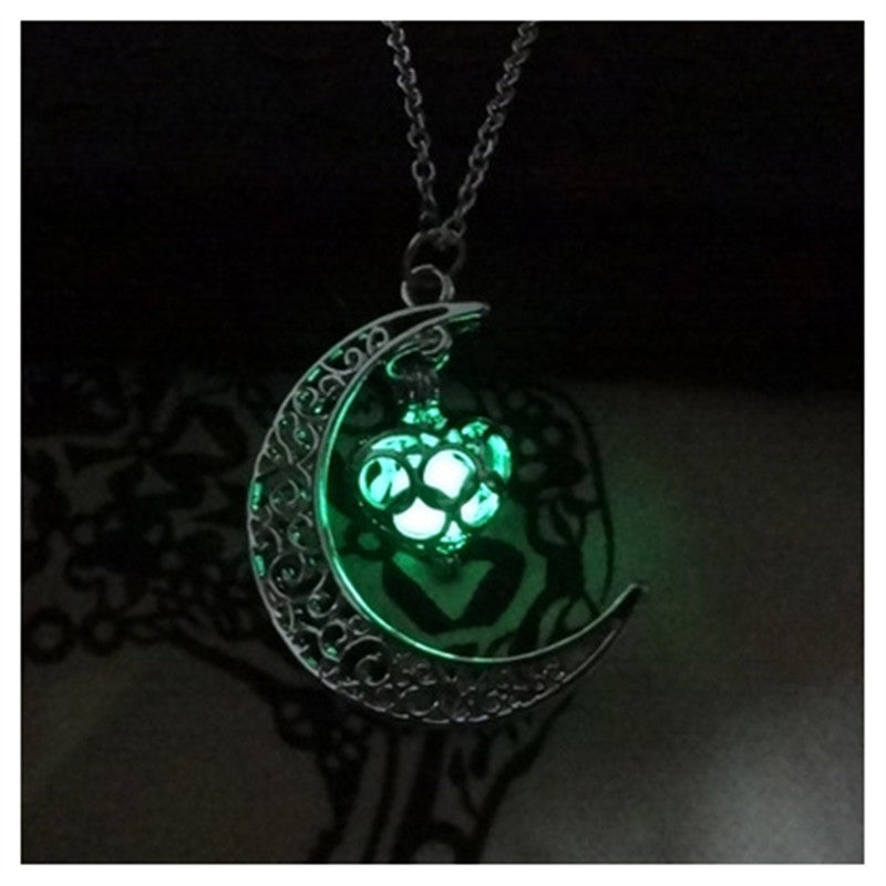 Glowing Pendant Necklaces Silver Plated Chain Necklaces | Jewelry & Accessories