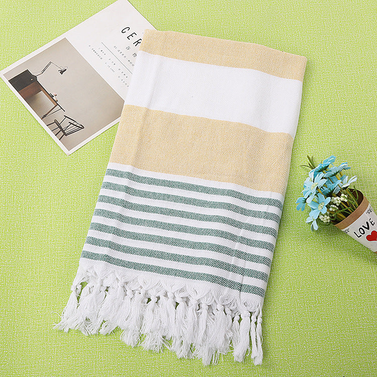 Cotton Striped Beach Towel 100x180cm | Other