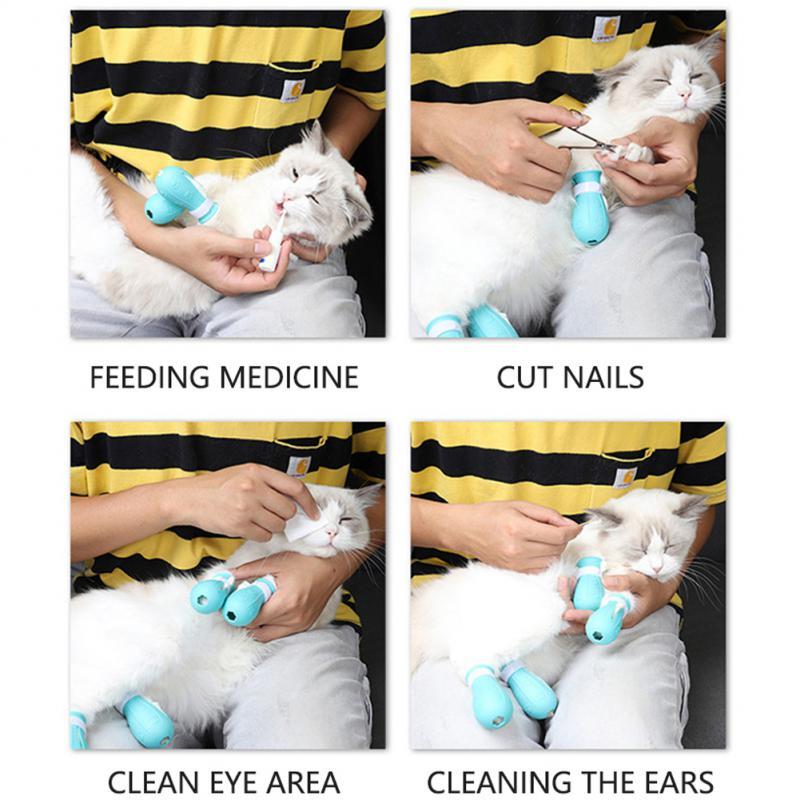 Adjustable Cat Foot Claw Cover Anti-scratch Prickly Nail Glo | Other