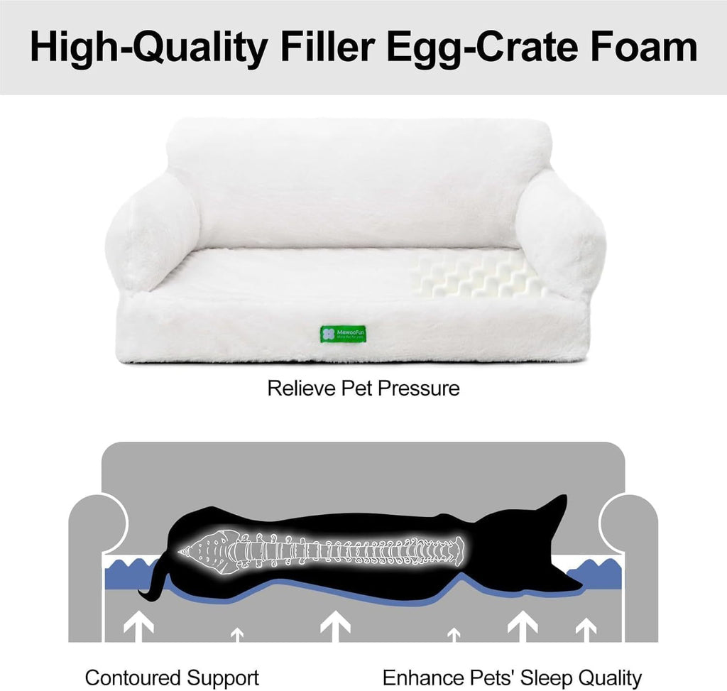 Mewoofun Orthopedic Dog Bed For Small Or Medium Dogs - 34.6 | Other