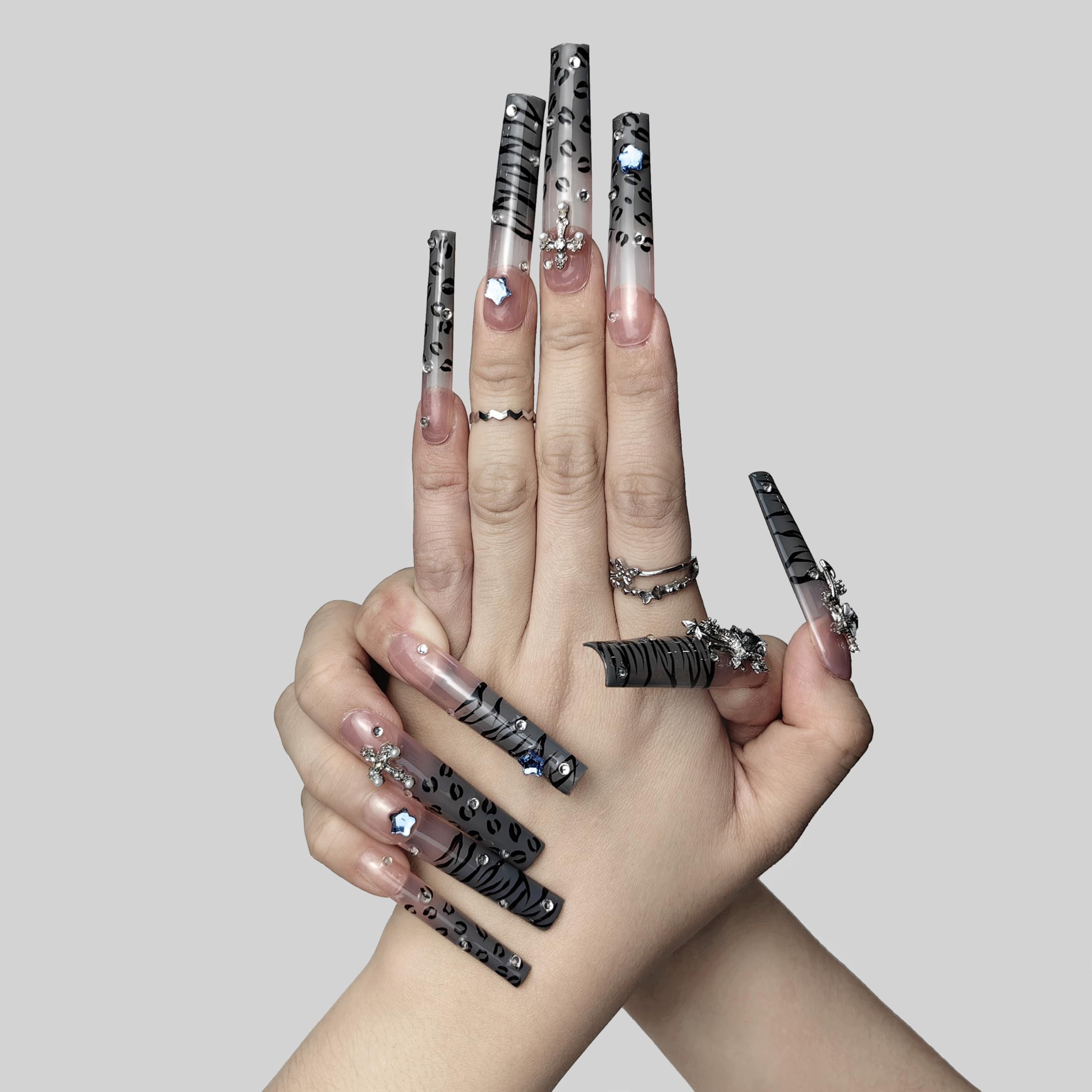 Ggddsha Nails 2025 Long Novel Design And Reusable Handmade N | Other