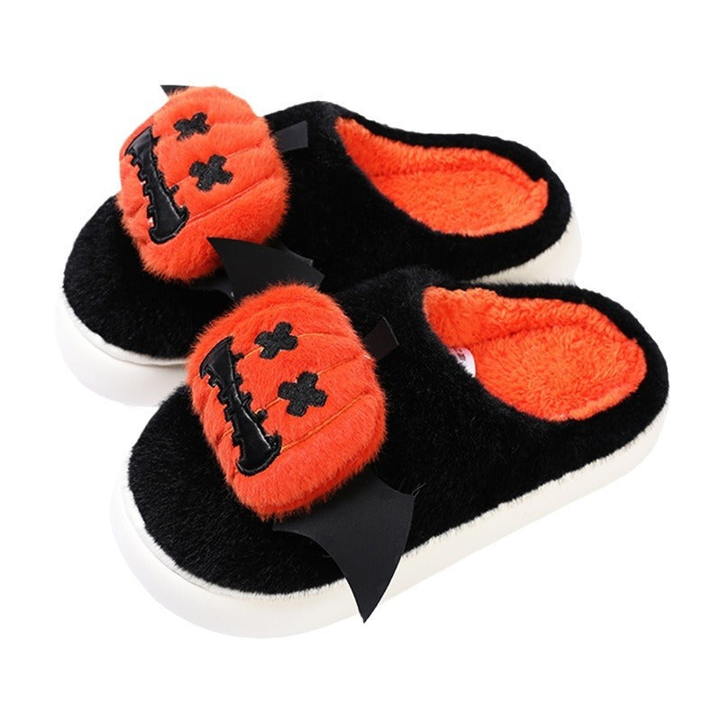 Halloween Cartoon Funny Pumpkin Slippers With Small Wings De | Other