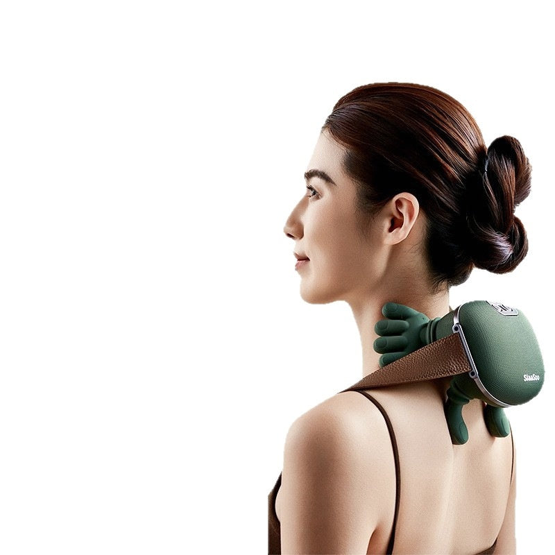 Wireless 4D Electric Neck & Shoulder Massager with Heat – Pain Relief & Relaxation
