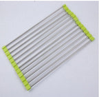 Folding Kitchen Drain Sink Rack Stainless Steel | Other