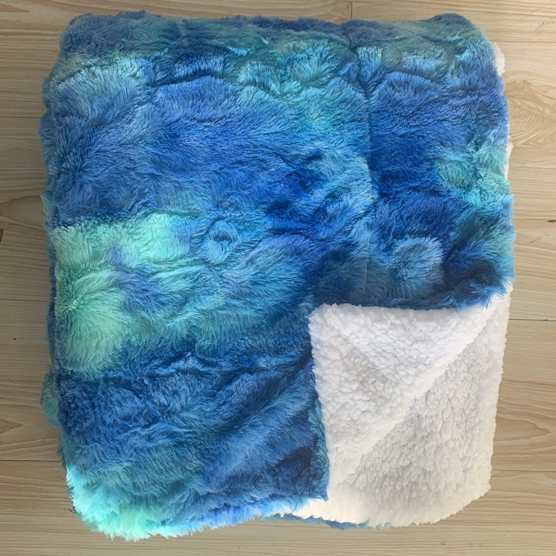 Thickened Flannel Lamb Wool Composite Double Blanket Leisure | Other