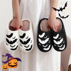 Funny Bat Slipper Halloween Pumpkin Flat Indoor House Shoes | Shoes