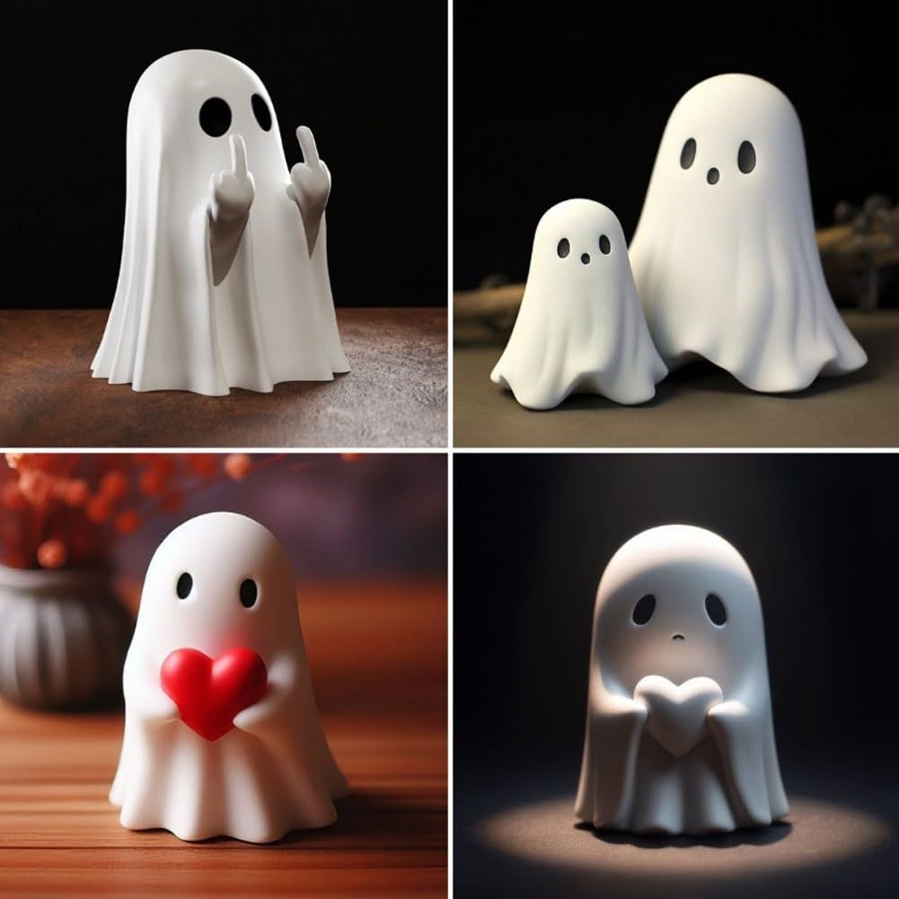 Halloween Middle Finger Love Ghost Ornaments | Other