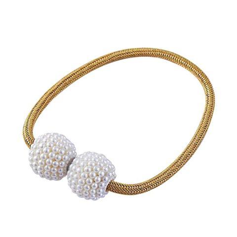 Magnetic Curtain Tiebacks Pearl Beads | Other