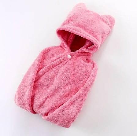 Cotton Adorable Baby Care Hooded Bath Towel | Electronic Learning Toys