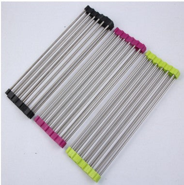 Folding Kitchen Drain Sink Rack Stainless Steel | Other