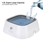 1.5l Cat Dog Water Bowl Carried Floating Bowl Anti-overflow | Other