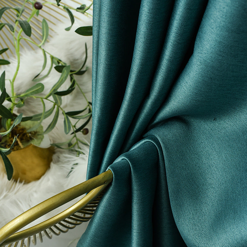 Thickening Double-sided Linen High Shading Jacquard Curtain | Other