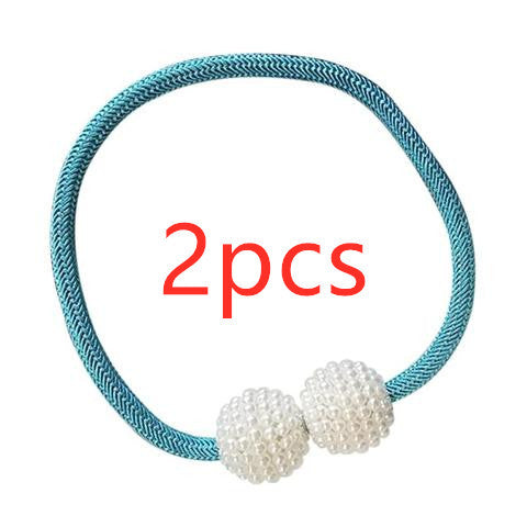 Magnetic Curtain Tiebacks Pearl Beads | Other
