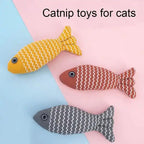 Burlap Fish Catnip Cat Toy, Throw Pillow, Teething Cat Toy, | Electronic Learning Toys