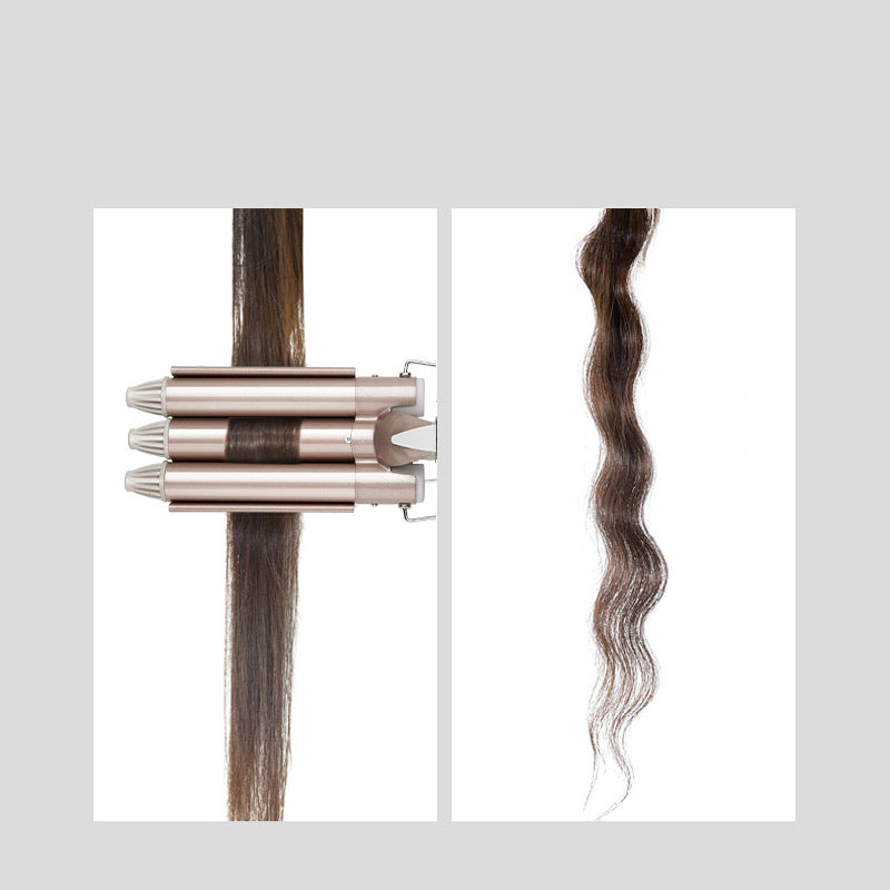 Three-Tube Curling Iron – Adjustable Hair Waver (22mm / 25mm)