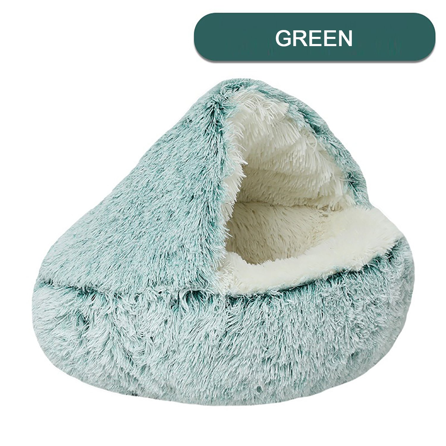 Luxurious Plush Round Cat Bed Cat Bed Round Soft Plush Burro | Other