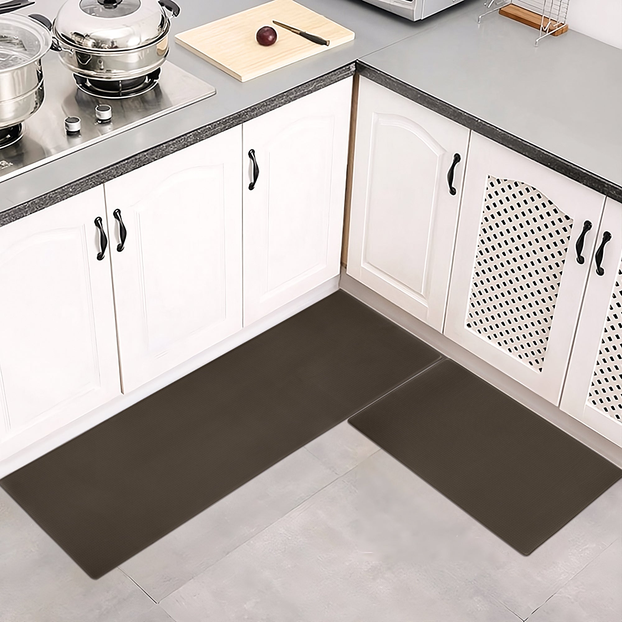 Kitchen Floor Mat Two-piece Set Of Non-slip, Waterproof And | Other