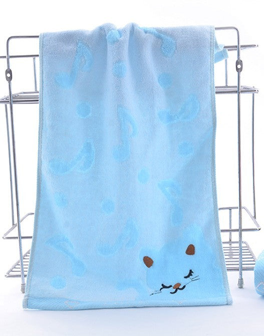 Bamboo Fiber Kitten Face Bath Towels | Other