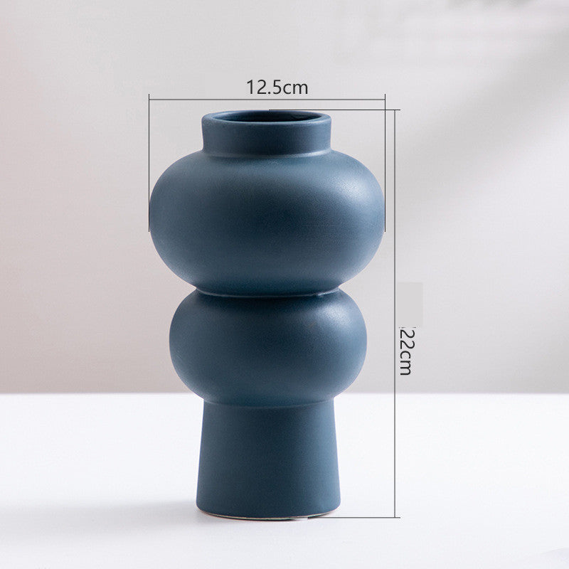 Ceramic Vase Flower Nordic Minimalist Living Room Decoration | Other