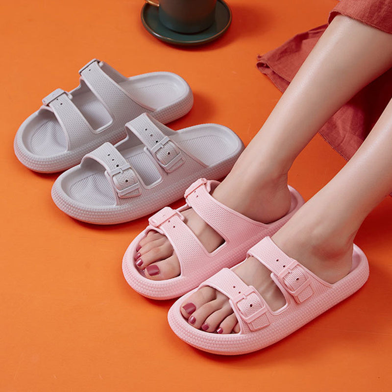 Platform Slippers Women's Summer Buckle Home Shoes Fashion O | Shoes