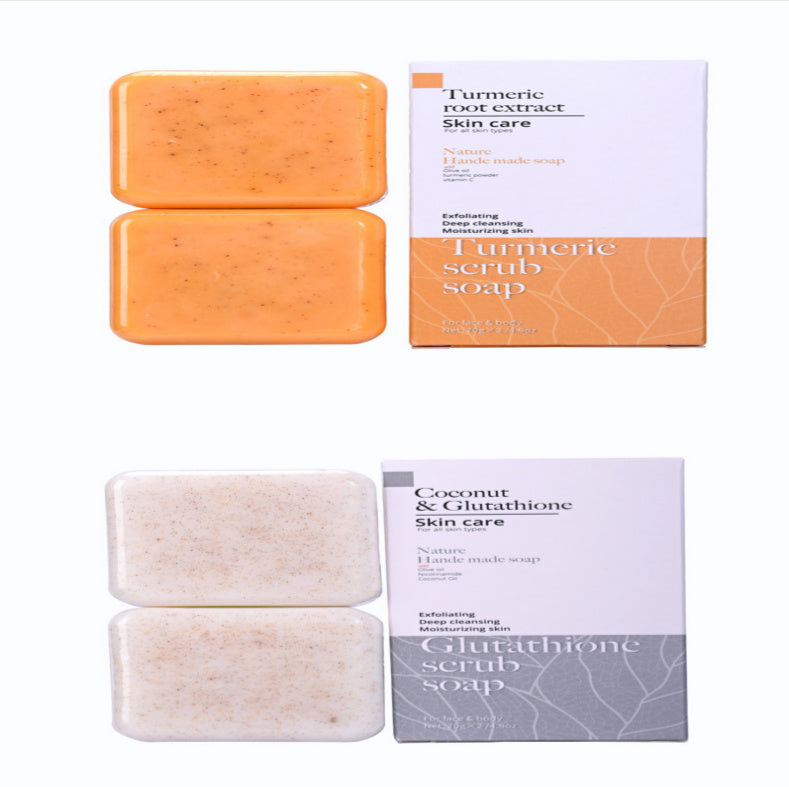 Frosted Handmade Cleansing Bath Turmeric Soap | Other