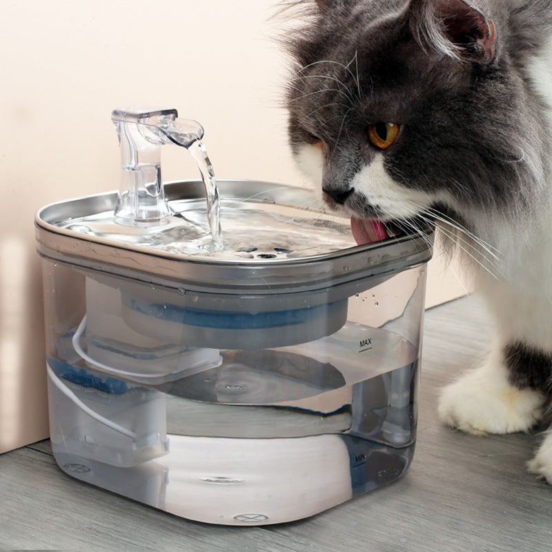 Pet Cat Dog Stainless Steel Automatic Circulation Water Disp | Other
