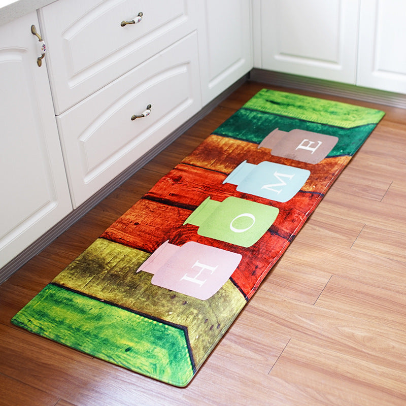 Printed Long Floor Mat Bathroom Kitchen Rug | Other