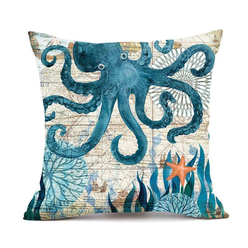 Cushion Covers Sea Turtle Printed Throw Pillow Cases For Hom | Other