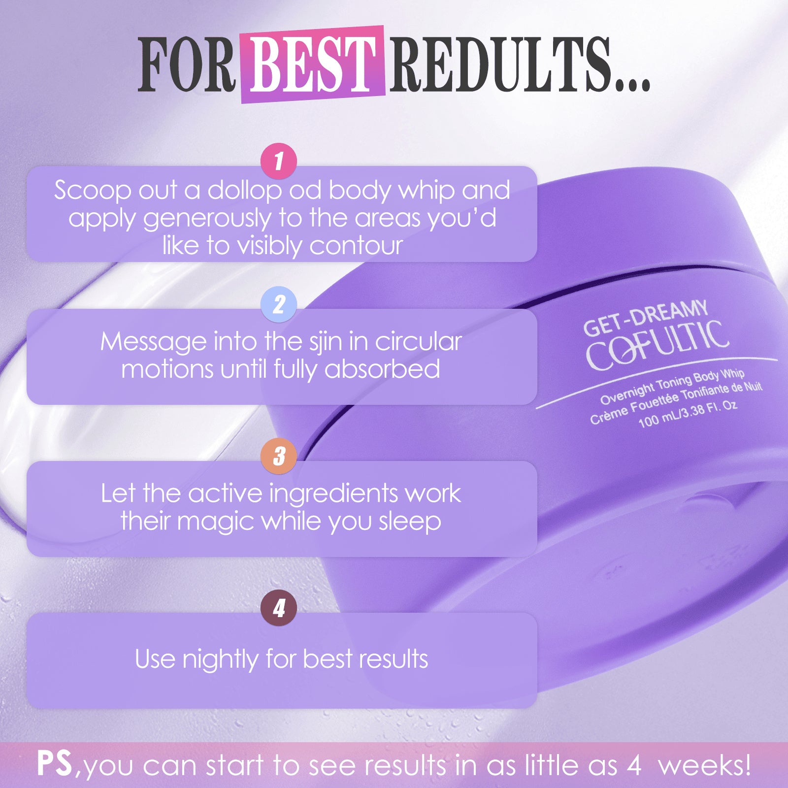 Cofultic Night Sleep Tightening Cream Flat Wrinkles | Other