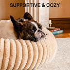 Mewoofun Donut Dog Bed For Medium Dogs - Calming Pet Bed Wit | Other