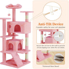 54 -cat Tree Tower - Multi-level With Sisal Grab Post, Indoo | Other