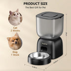 Smart Cat Feeding System - Dual Power Cat Feeder & Water Dis | Other