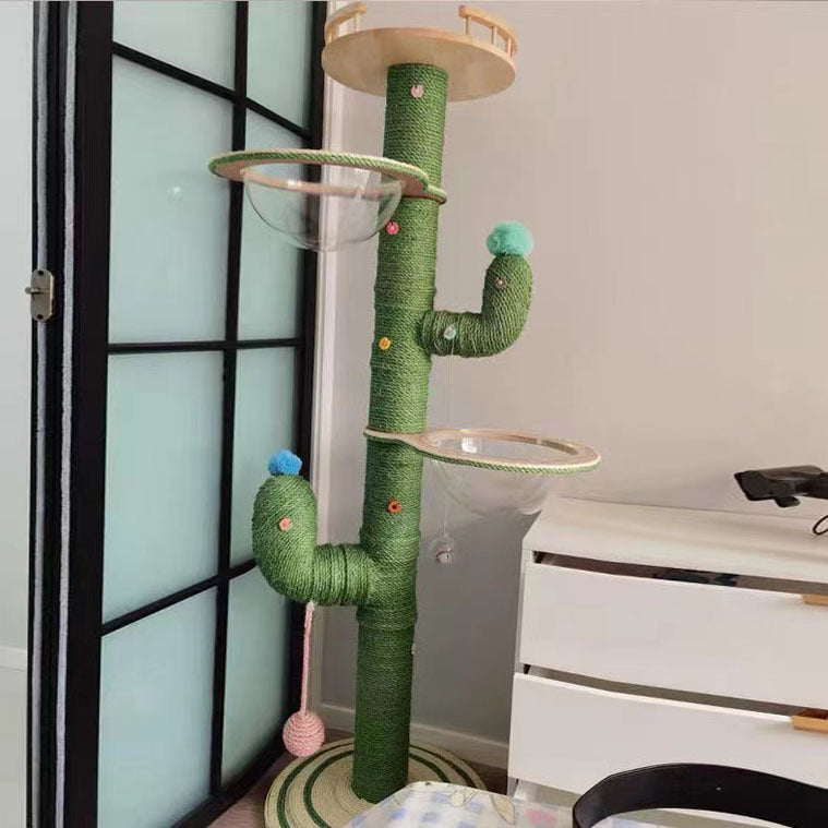 Cactus Cat Climbing Frame Self-made Diy Complete Material Pa | Other