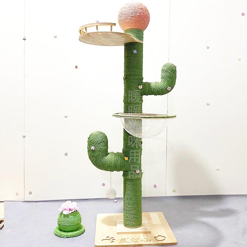 Cactus Cat Climbing Frame Self-made Diy Complete Material Pa | Other