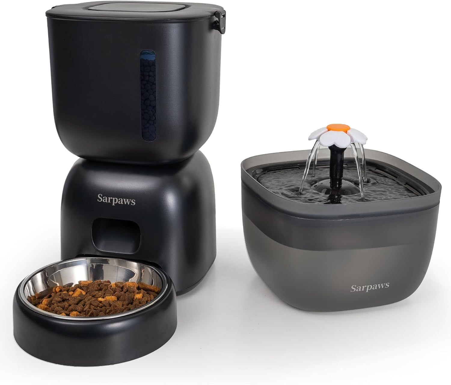 Smart Cat Feeding System - Dual Power Cat Feeder & Water Dis | Other