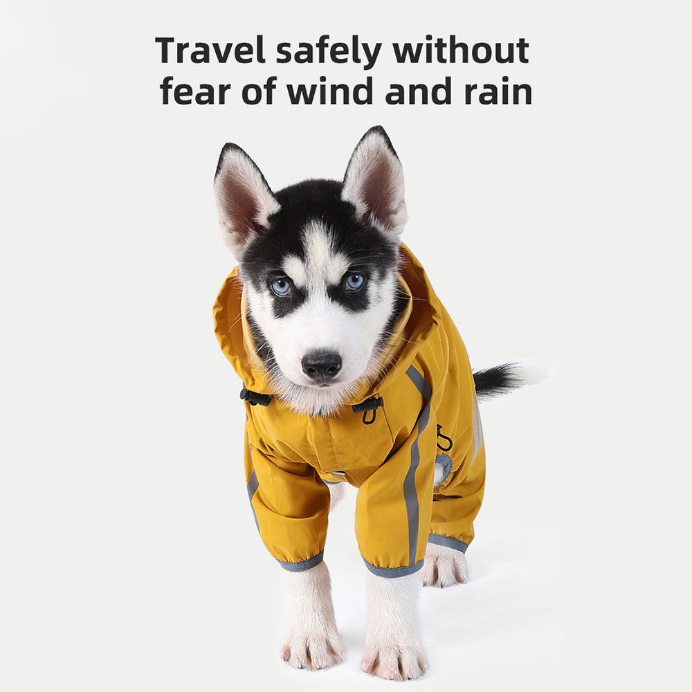 Dog Raincoat With Reflective, Waterproof Dog Rain Jacket Wit | Other