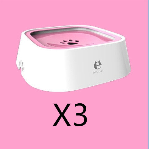 1.5l Cat Dog Water Bowl Carried Floating Bowl Anti-overflow | Other