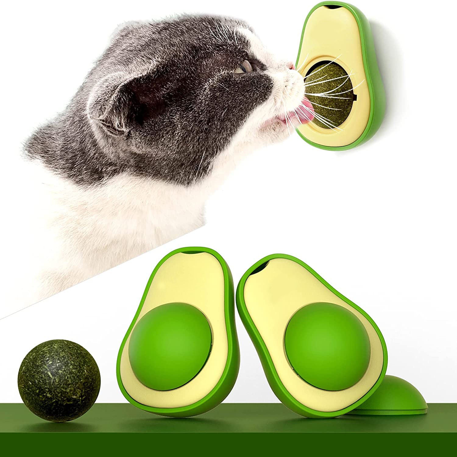 Cute Avocado Catnip Toy Cat Teeth Cleaning Toy Cat Supplies | Electronic Learning Toys